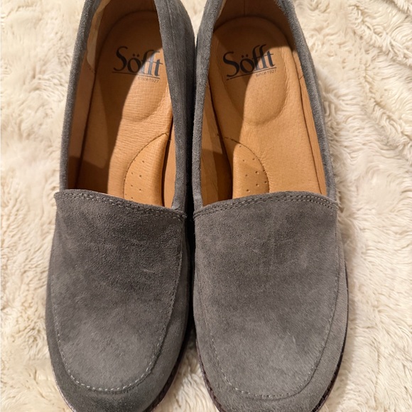 Sofft Shoes - Sofft Women's Gray Suede Loafers